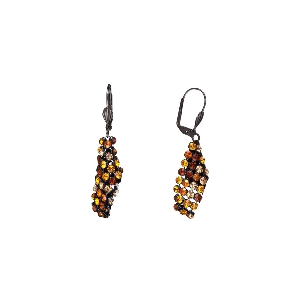 LAST ONE - Limited Edition Mini Swarovski Crystal Mesh Earrings
